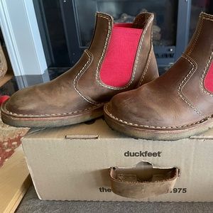 Duckfeet Roskilde Cocoa/Red 36